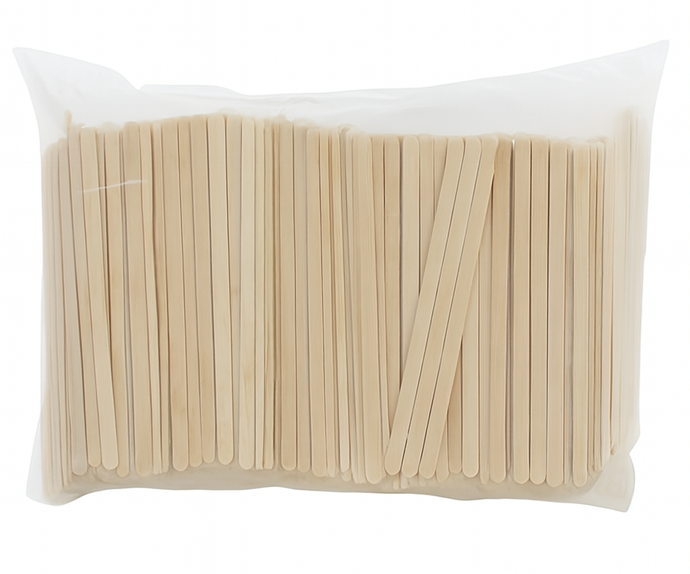 Размешиватель ДЕРЕВО 140х6х1,8 мм в упаковке 1000 шт (10 уп/кор)