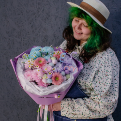 106. Дофаминовый букет в пастельных оттенках