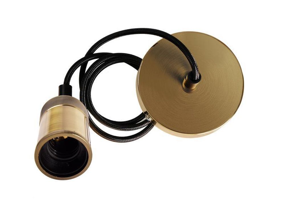 Патрон с проводом RETRO PLC 03 E27 230V/1M ANTIQUE BRONZE Pro JazzWay 5039032 Патрон с проводом RETRO PLC 03 E27 230V/1M ANTIQUE BRONZE Pro JazzWay 5039032