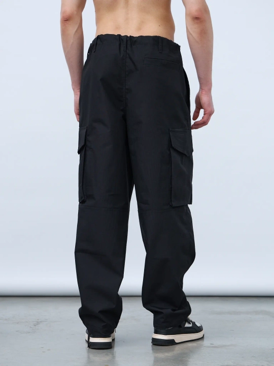 Брюки карго мужские (черный)