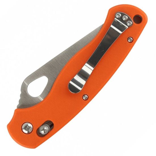 Складной нож Ganzo G729-OR c клинком из стали 440С, рукоять G10