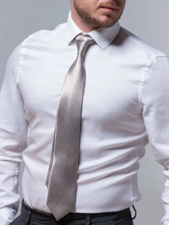 Галстук в подарочном мешочке + открытка &quot;Ты мой герой&quot;