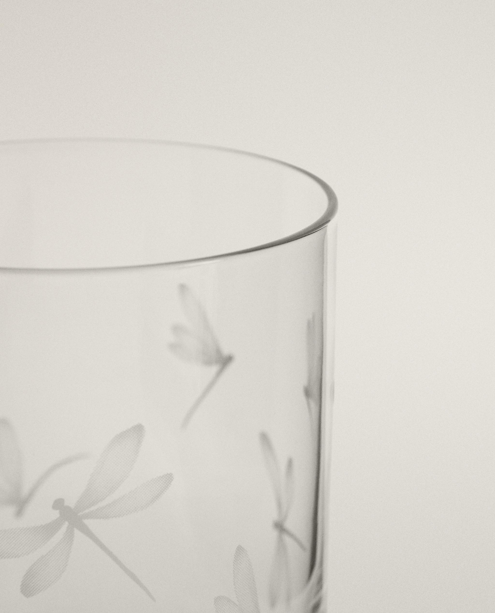 Zara Home стакан из стекла, цвет белый, 9.8 см