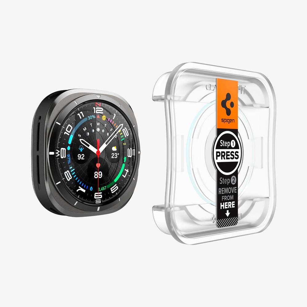 Стекло Spigen GLAS.TR ”EZ-FIT” 2-PACK GALAXY WATCH ULTRA (47 MM) CLEAR