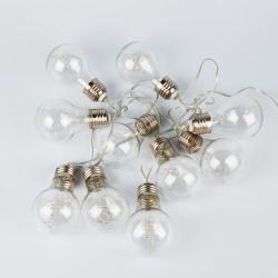 ULD-S1800-050-STB-3AA WARM WHITE IP20 RETRO BULBS-1 Гирлянда светодиодная Лампочки ретро-1. на батарейках 3AA не в-к. 1.8м. 50 светодиодов. Теплый белый свет. Провод прозрачный. TM Uniel