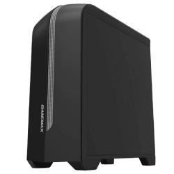 Корпус для компьютера GameMax Корпус Centauri Black Gray без БП (ATX,Черн-сер,USB3.0, Зак.стекло, 1*120мм. RGB, пыл.фил.)