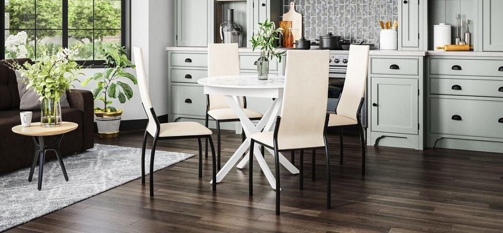 Стул АСТИ Velutto пепел, черный(последний экземпляр)