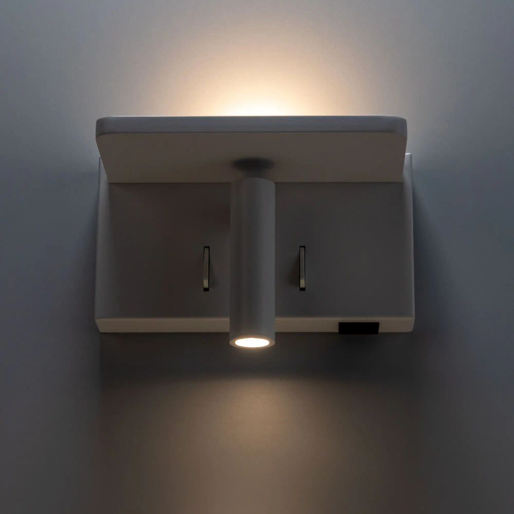 Citilux Декарт CL704370 LED USB QI Светильник поворотный Белый