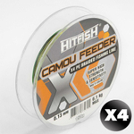 Плетенка Hitfish X4 Camou Feeder (150м)