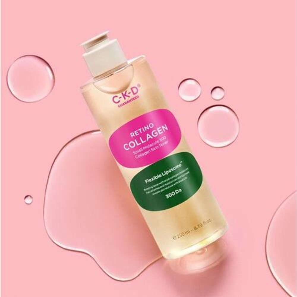 CKD Тонер для лица омолаживающий - Retino collagen small molecule 300 collagen skin toner