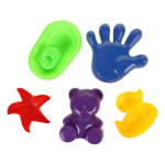 Набор для игры в песок 5 формочек, сет. HF106