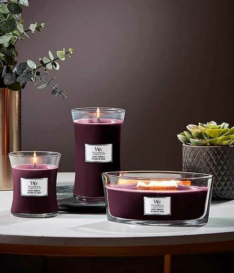 Пряная ежевика, ароматическая свеча эллипс, WoodWick