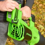 Greenworks GD40BG3 40В воздуходувка аккумуляторная (1 x 4 Ач, ЗУ) 85 м/с 2408207UB