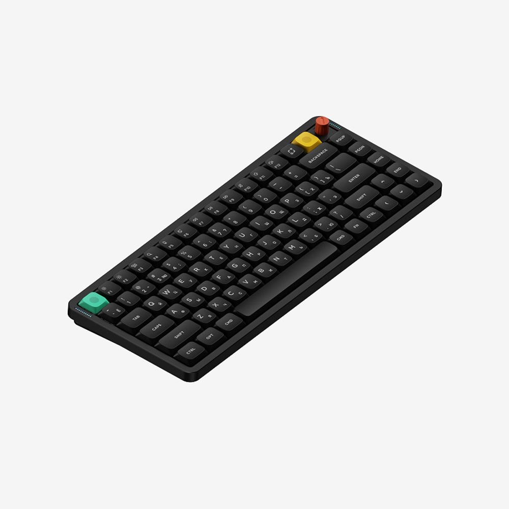 Беспроводная ультратонкая механическая клавиатура Nuphy AIR75v3 Nebula Dark, RGB, Hot Swap, Red Nano Switch, NuPhy IO 2.0 (AIR75v3-ND-RN)