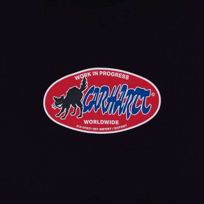 Футболка мужская Carhartt WIP Cat Sticker артикул:I032886 - купить в магазине Дайс