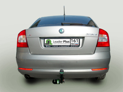 Фаркоп(прицепное) Лидер-Плюс для SKODA SUPERB 2 (3T5) (универсал) 2009-2015 / OCTAVIA 2 (лифтбек) (1Z3) 2008-2013(паспорт и сертификат в комплекте)(без электрики)S106-A