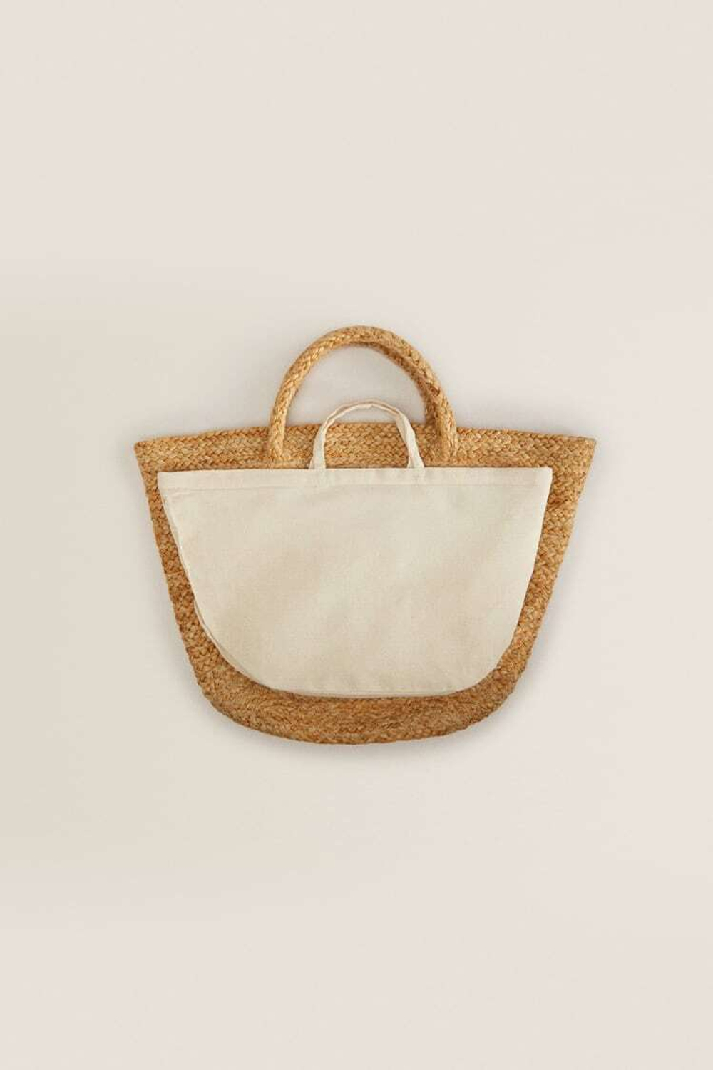 Zara home beach bag online