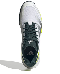 Мужские кроссовки теннисные Adidas Defiant Speed 2 M Clay - white/grey/lime