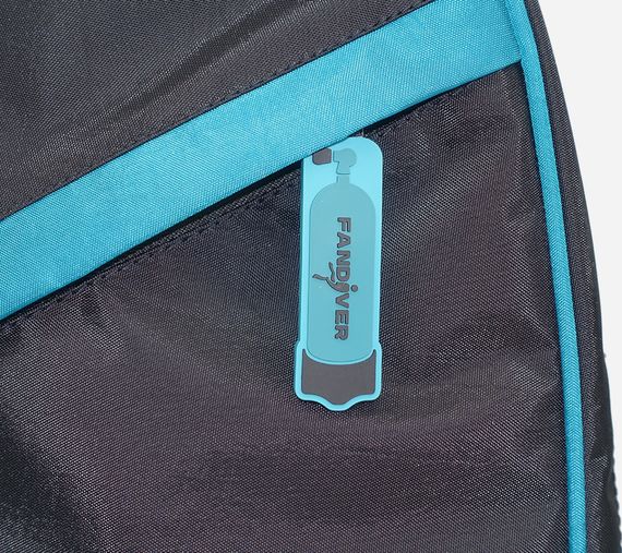 Рюкзак FanDiver черный/бирюзовый
