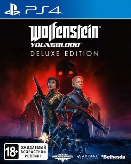 PS4 Wolfenstein: Youngblood Deluxe Edition Б/У CUSA-13094 (Полностью на русском языке)