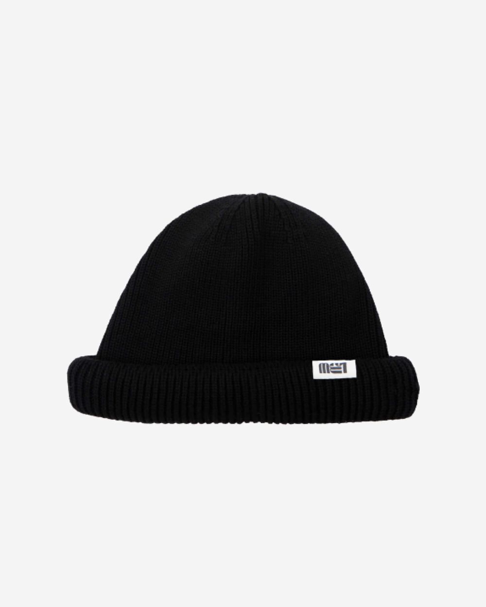 Шапка Меч Knit Short Beanie Black FW23 Черная