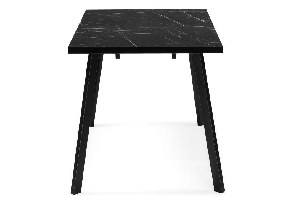 Стол Цефей 120(160)х75х75 файерстоун / черный матовый