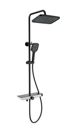 Душевая система с термостатом WONZON & WOGHAND ThermoKlick, Черный матовый (WW-B3098-A-MB)