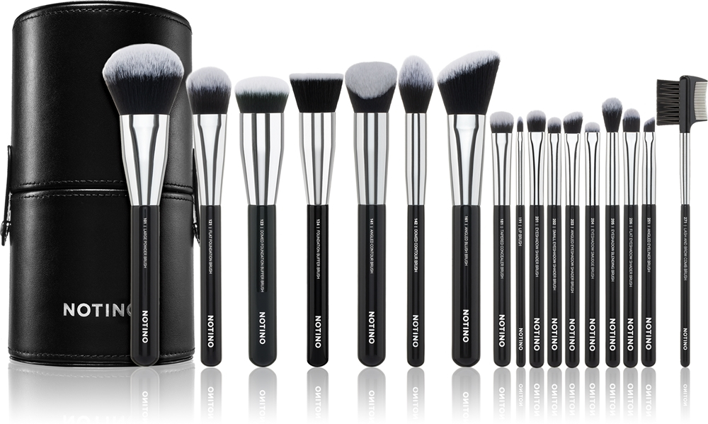 Notino Makeup Brushes Make-Up Artist Professional Make-Up Brush Set - Набор кистей с чехлом, 17 szt.