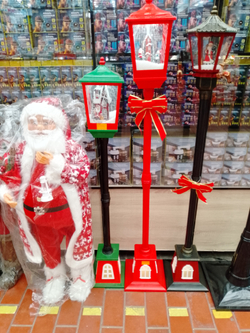 Рождественские уличные , музыкальные , снежные фонари 190 см