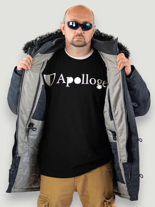 Куртка мужская зимняя Apolloget Arktik (стальной синий- steel blue)