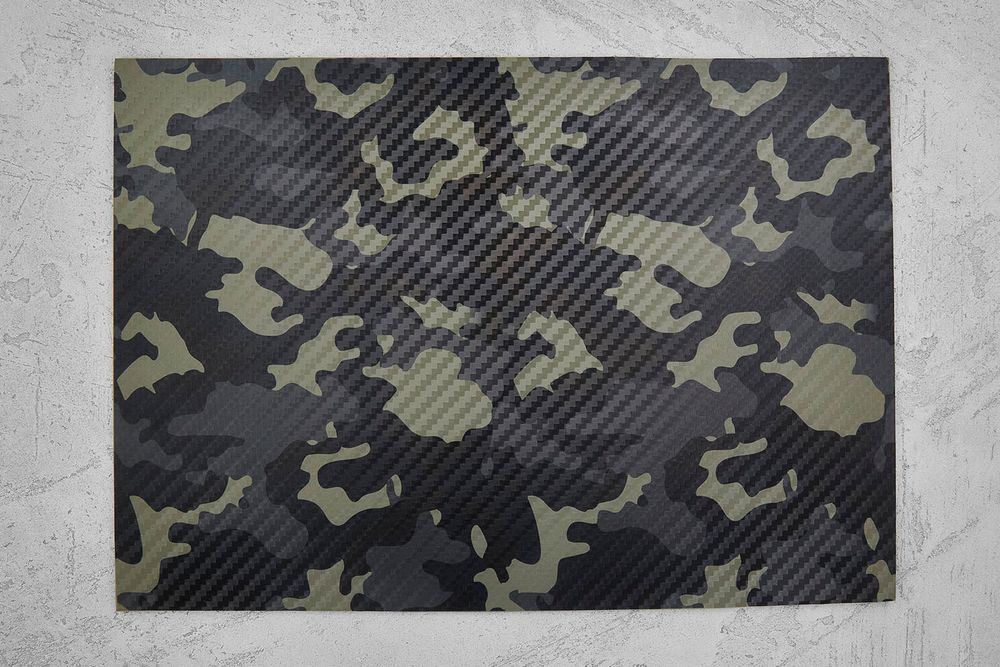 Kydex Camo olive 2,03мм, лист 300x200мм