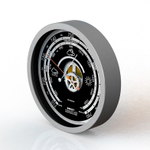 Барометр RST07823  meteo ctrl 23 stainless steel, диам. 208 х 41 mm