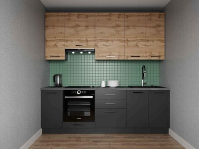 Кухонный гарнитур Дели 2400 (верх 950 мм) (38мм)