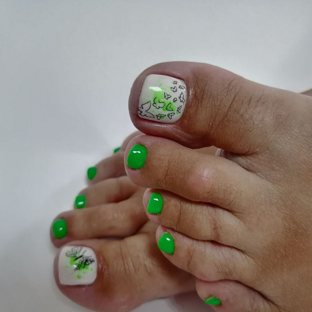 Swanky Stamping Пластина для стемпинга 071 педикюр