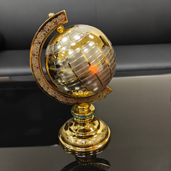 Глобус сувенирный "Золотой" (Златоуст)