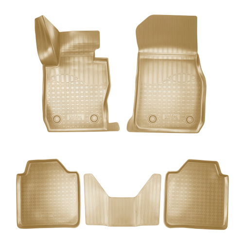 Ковры в салон Norplast/Unidec для BMW 3 в кузове GT F34 (2013-), Бежевый, лифтбэк, арт.NPA11-C07-112-B