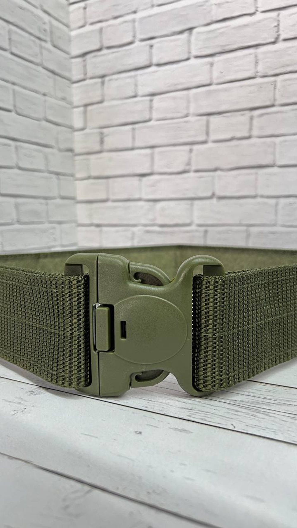 Тактический ремень с фастексом олива