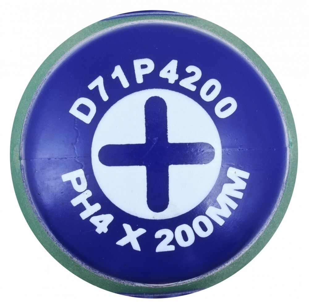 D71P4200 Отвертка стержневая крестовая ANTI-SLIP GRIP, PH4х200