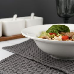 Тарелка глубокая 500 мл d 21 см h6,5 см белая фарфор P.L. Proff Cuisine NEW [4]