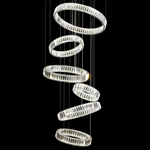 Citilux Чезаре CL338661 LED Люстра хрустальная с пультом Хром