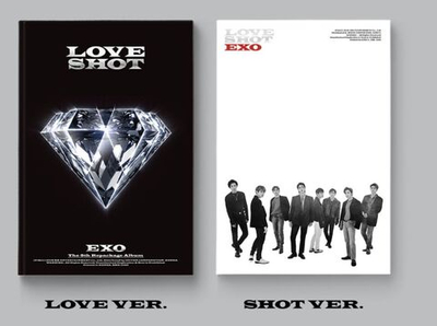 Альбом EXO - Love Shot 5th Repackage Album 2 Version SET