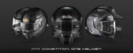 Шлем STILO ST5FN white/blue