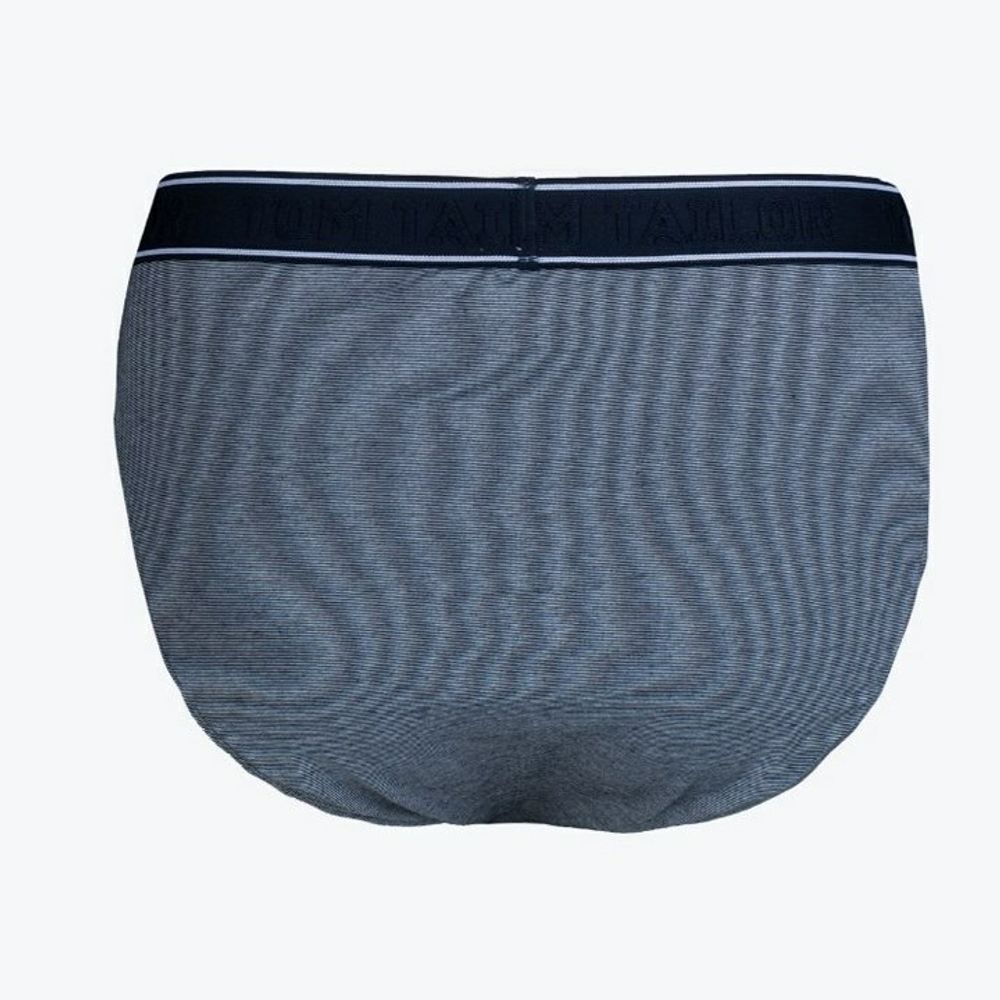 Мужские трусы слипы темно-синие с узором Tom Tailor 070538/1204 636