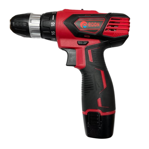 Аккумуляторная дрель-шуруповерт Edon AD-12CA 22506