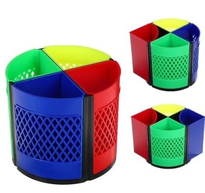 Подставка-трансформер, для канцелярских принадлежностей, Calligrata, Квартет, 11х12,5х12,5 см, пласт