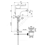 Смеситель для биде одноручный CERAPLAN III Ideal Standard B0713AA