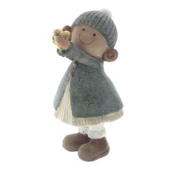 GAEM Фигурка декоративная "Девочка", L8 W5 H12 см, 2в.