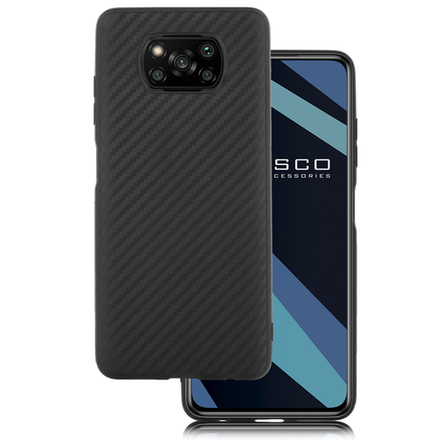 Чехол ROSCO для Poco X3 NFC;Poco X3 Pro оптом (арт. XM-PX3-CARBONE-BLACK)