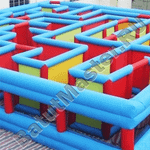 Коммерческий надувной батут "Лабиринт"