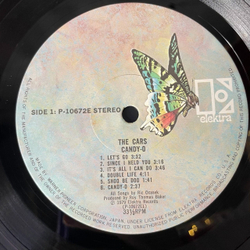 Винтажная виниловая пластинка LP The Cars Candy O (Japan 1979) (Obi) Double Life